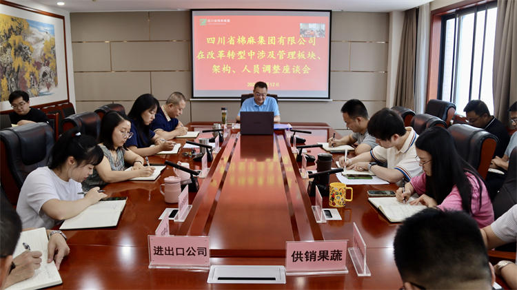 集團(tuán)公司召開在改革轉(zhuǎn)型中涉及管理板塊、架構(gòu)、人員調(diào)整座談會(huì)